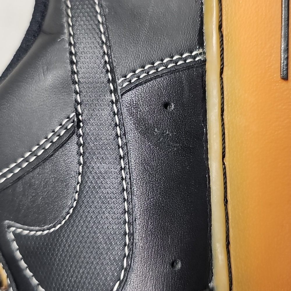 NIKE AF1 BLACK WITH GUM SOLE BFPM-01-107 - Picture 12 of 13
